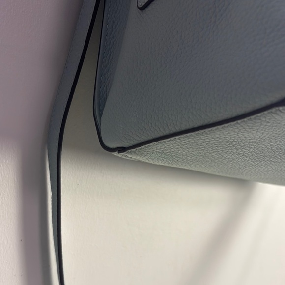 Kate Spade Light Blue‎ Leather Tote w Twilley Large Tote Multiple Compartments - Picture 5 of 13